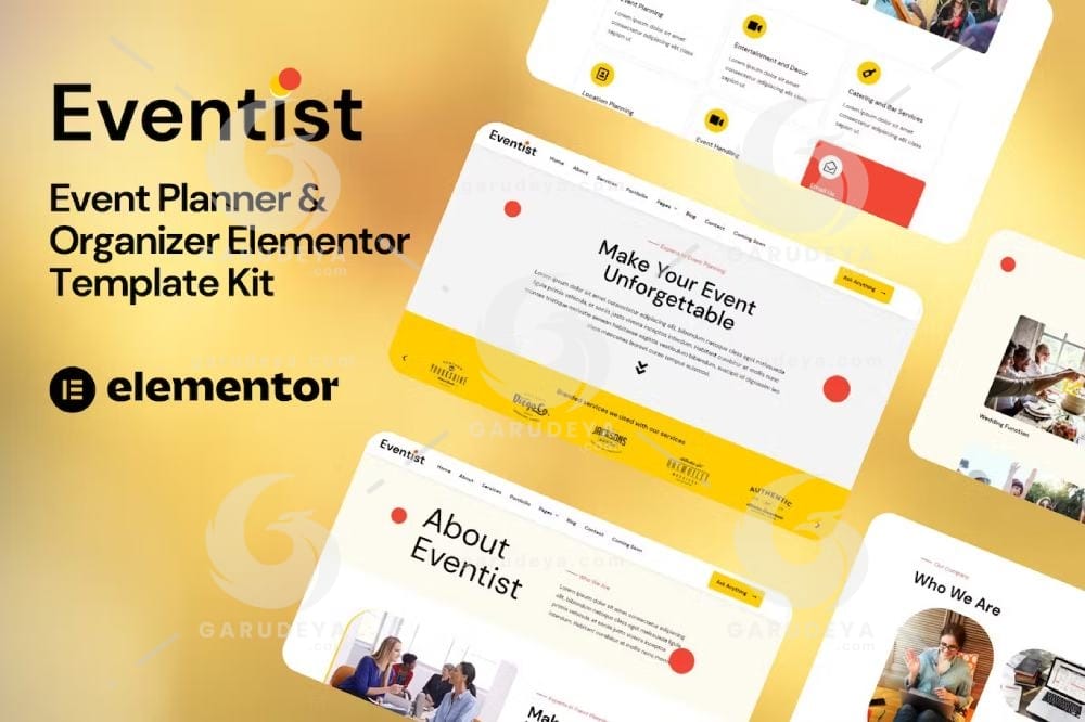 Eventist – Event Planner & Organizer Elementor Template Kit