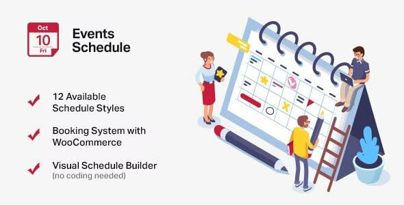 Events Schedule – WordPress Events Calendar Plugin