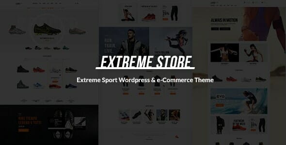 Extreme – Sports Clothing & Equipment Store WordPress Theme