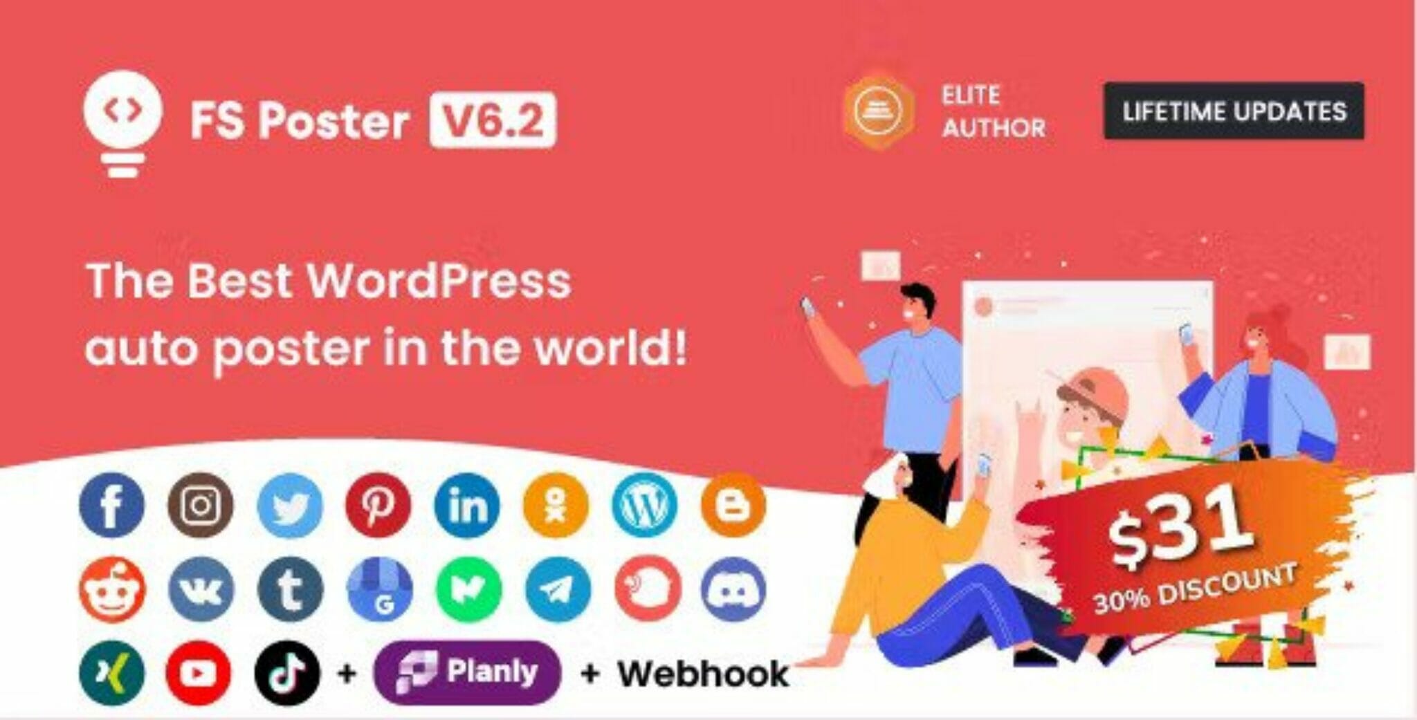 FS Poster WordPress Social Auto Poster & Scheduler