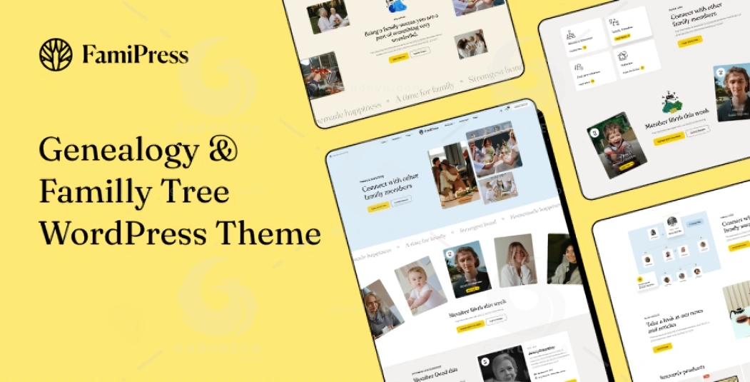 FamiPress - Genealogy & Family Tree WordPress theme
