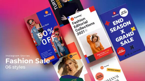 Fashion Sale Instagram Stories VideoHive 33701556