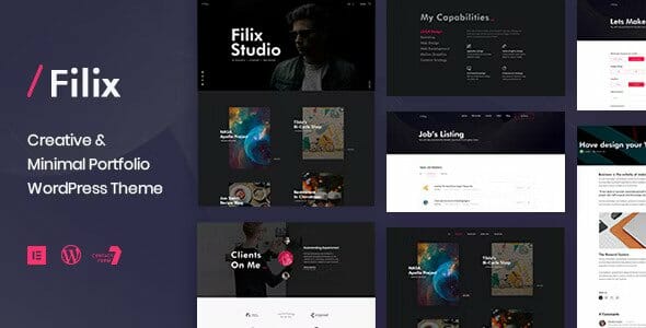 Filix - Creative Minimal Portfolio WordPress Theme