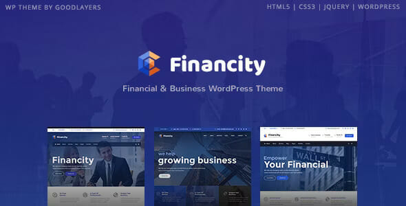 Financity - Business Financial Finance WordPress