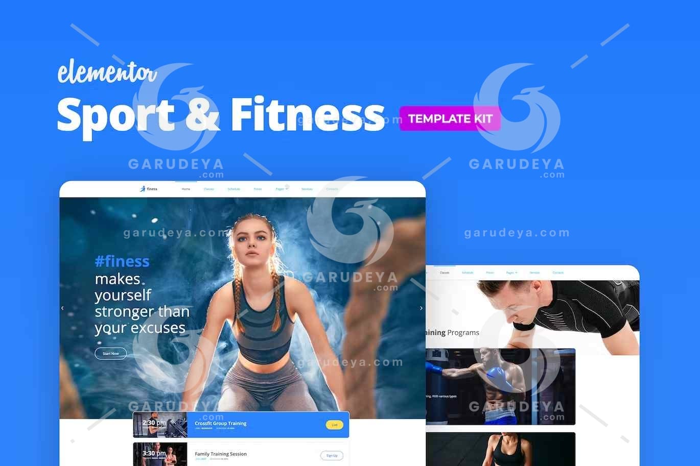 Finess – Fitness Elementor Template Kit