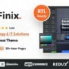 Finix - Technology & IT Solutions WordPress Theme + RTL Ready