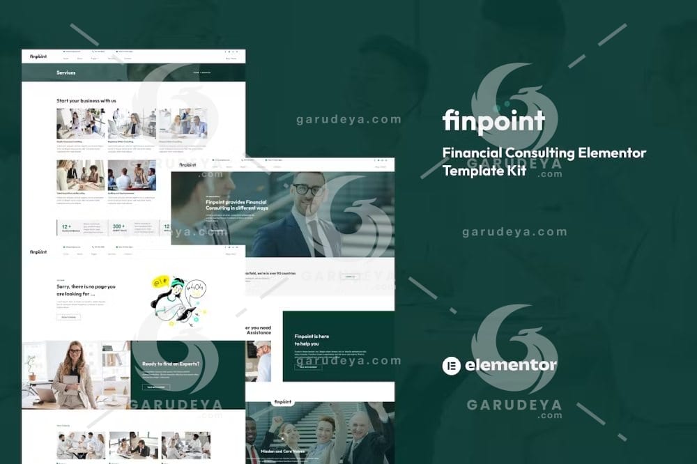 Finpoint – Financial Consulting Elementor Template Kit