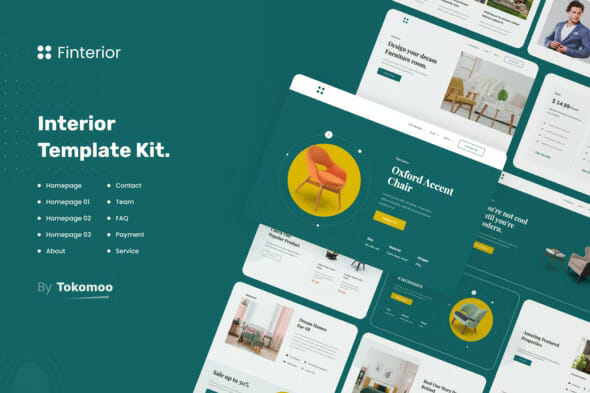 Finterior | Interior Elementor Template Kit