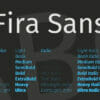 Fira Sans Font