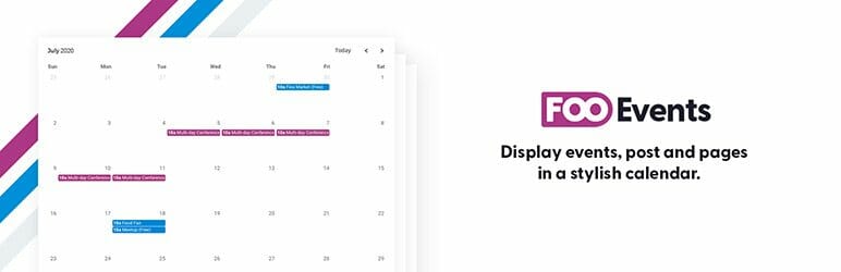 FooEvents Calendar Extension