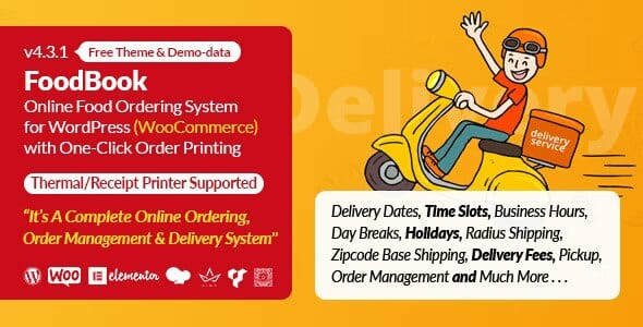 FoodBook Ordering and Delivery System
