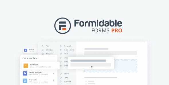 Formidable Forms Pro - WordPress Forms Plugin & Online Application Builders