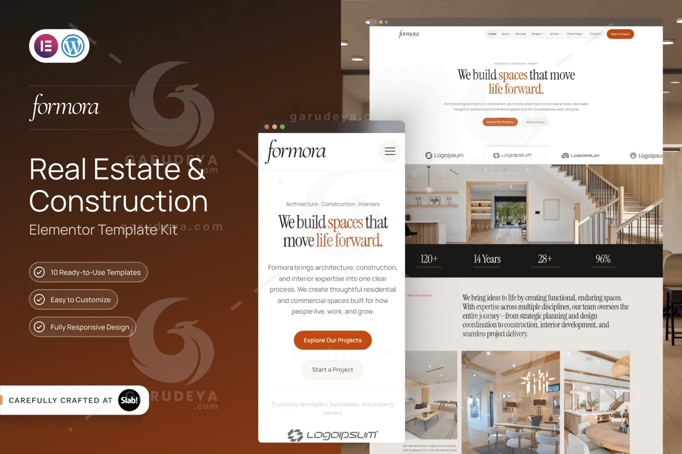 Formora – Real Estate & Construction Elementor Template Kit