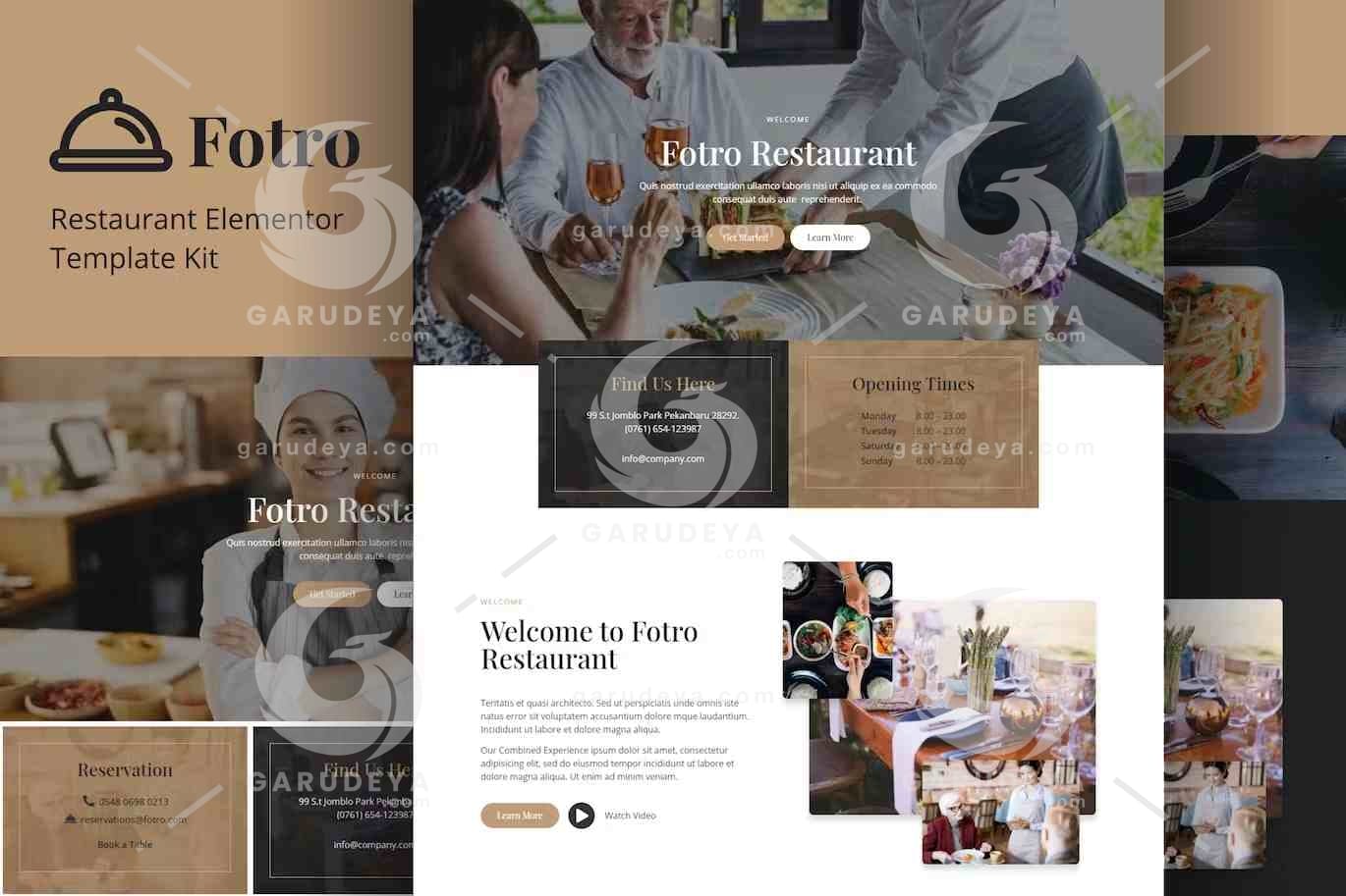 Fotro – Food & Restaurant Elementor Template Kit