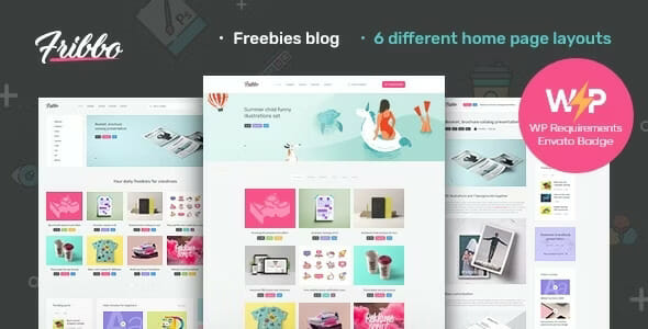 Fribbo – Freebies Blog WordPress Theme