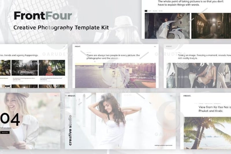 FrontFour – Creative Photography Template Kit