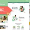 Fruteez - Healthy Food & Drinks Brand Elementor Template Kit