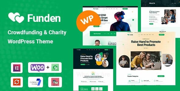 Funden - Crowdfunding & Charity WordPress Theme