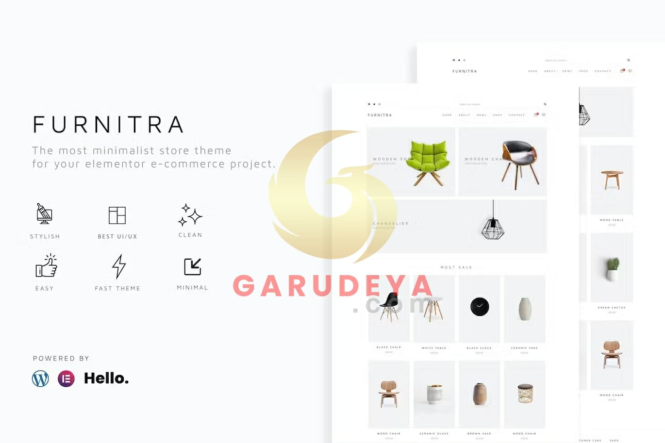 Furnitra – Modern eCommerce Elementor Template Kit