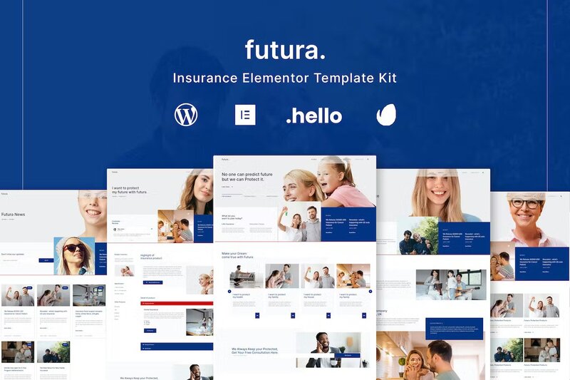Futura – Insurance Elementor Template Kit