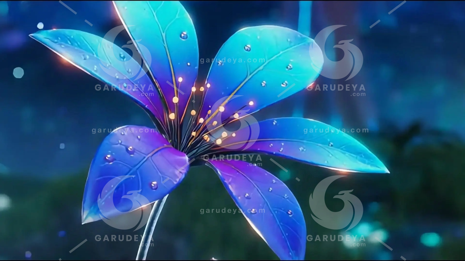 Futuristic Botanical Ecosystem – 4K Video