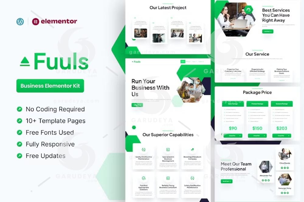 Fuuls – Business Elementor Pro Template Kit