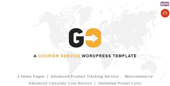 GO Courier – Delivery Transport WordPress Theme