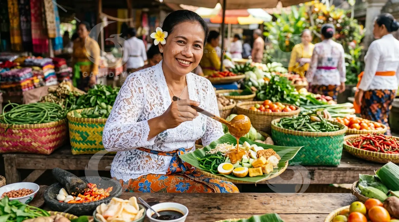 Gado-Gado Vendor Bali Market