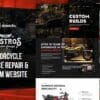 Gastros Garage - Motorcycle Service Repair Elementor Template Kit