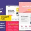 Genemy - Creative Minimal Landing Page Builder for Digital Startup Design Studio Agency in Marketing