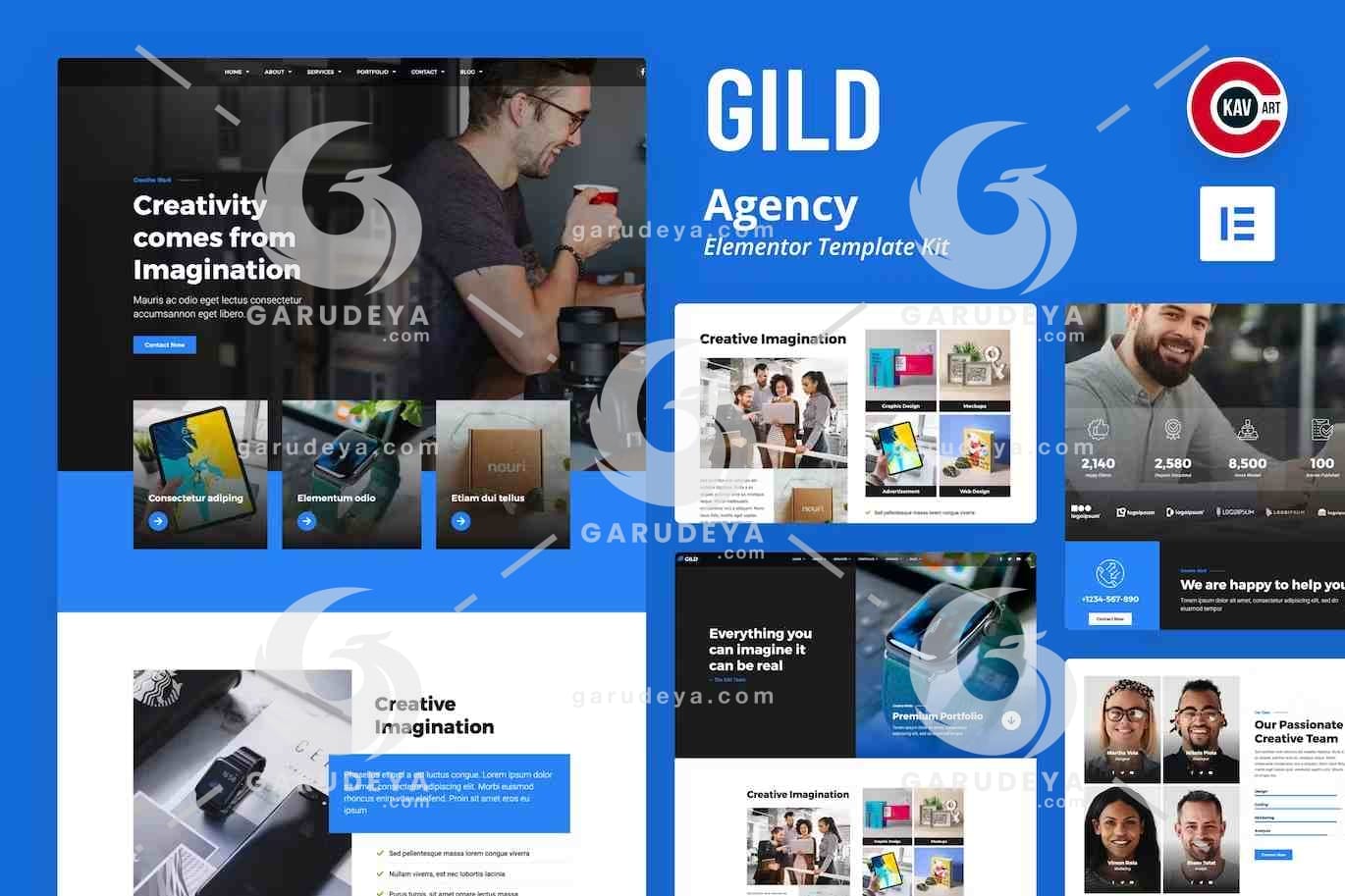 Gild - Agency Elementor Template Kit