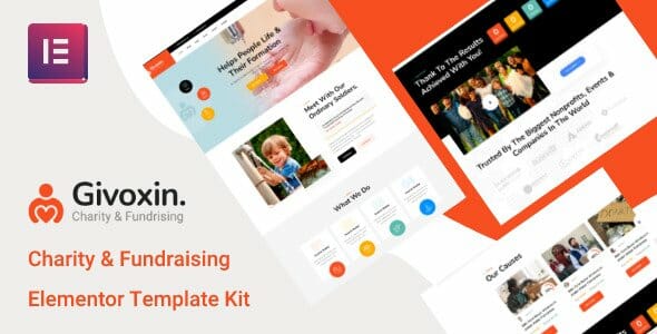 Givoxin - Charity Elementor Template Kit
