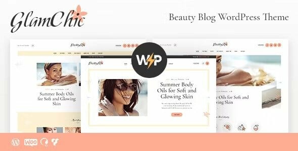 GlamChic Beauty Blog & Online Magazine WordPress Theme