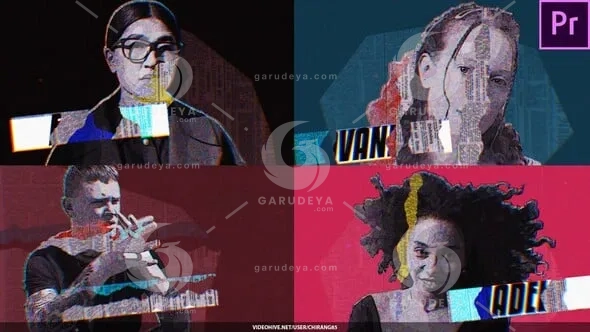 Glitch Opener Freeze Frame For Premiere Pro – Videohive 53486721