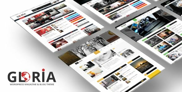 Gloria – Multiple Concepts Blog Magazine WordPress Theme