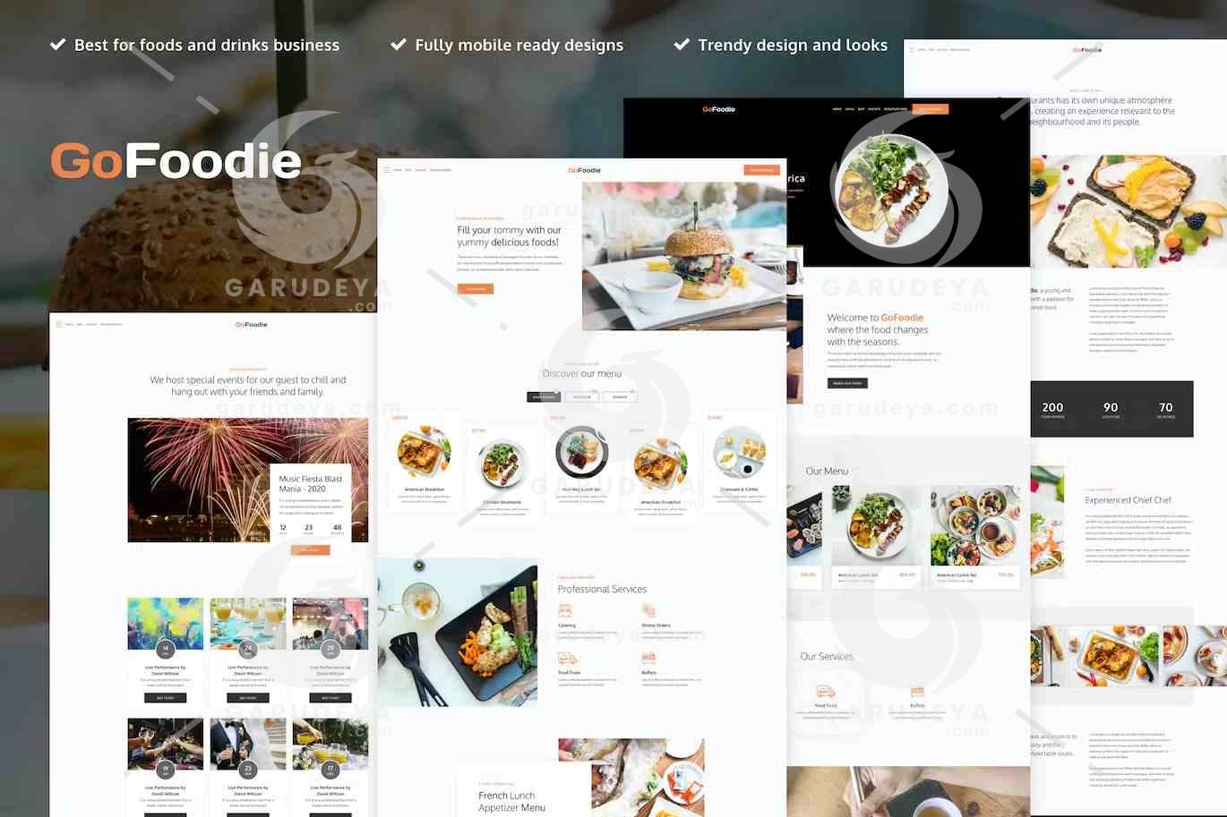 GoFoodie – Cafe & Restaurant Elementor Template Kit