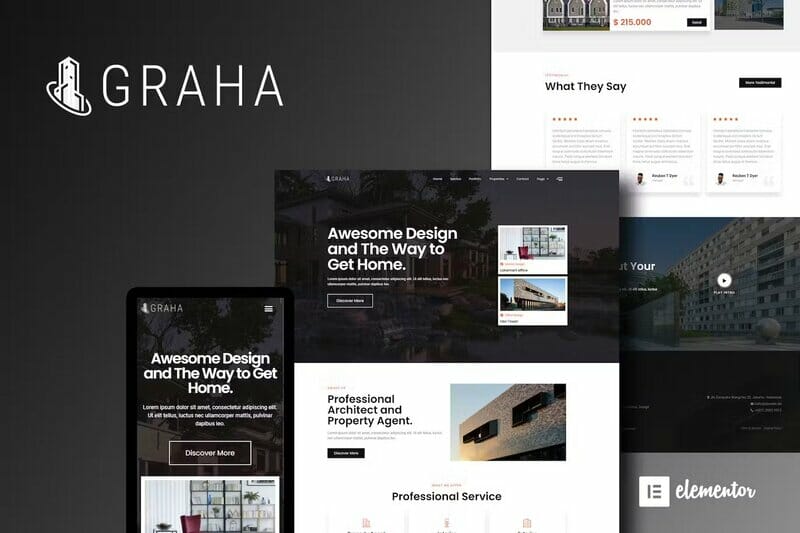 Graha – Real Estate Elementor Template Kit