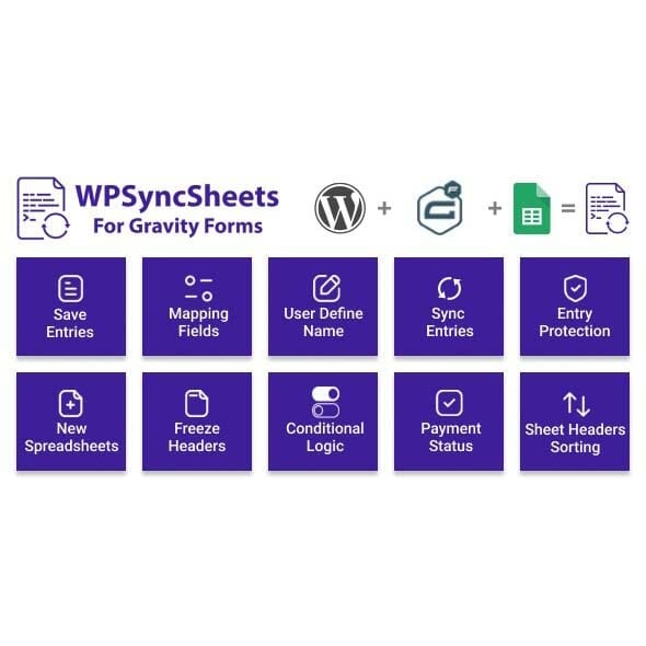 WPSyncSheets For Gravity Forms – Gravity Forms Google Spreadsheet Addon