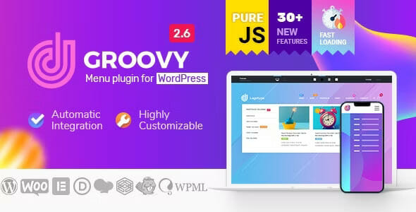 Groovy Mega Menu – Responsive Mega Menu Plugin for WordPress