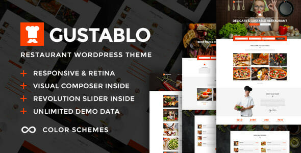 Gustablo | Restaurant & Cafe Responsive WordPress Theme