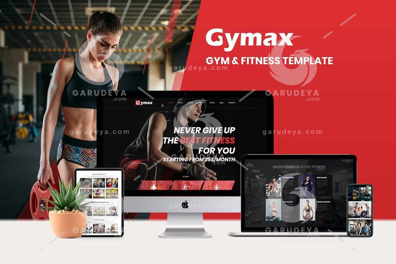 Gymax – Gym & Fitness Elementor Template Kit