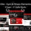 Gymsite - Gym & Fitness Elementor Template Kit