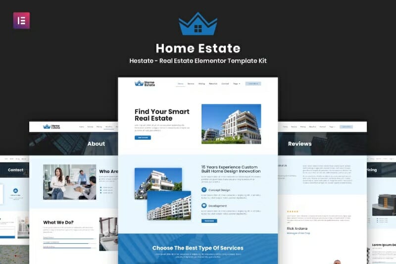 H-Estate – Real Estate Elementor Template Kit