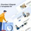 Handyman | Builder Plumber & Repair Service Elementor Template Kit