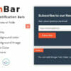 HashBar Pro - WordPress Notification Bar Plugin