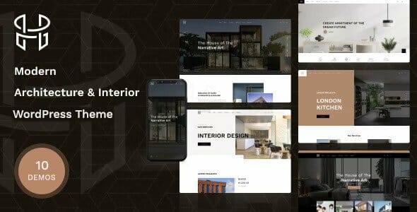 Hellix – Modern Architecture & Interior Design WordPress Theme