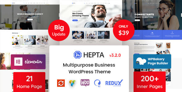 Hepta – Multipurpose Business Theme