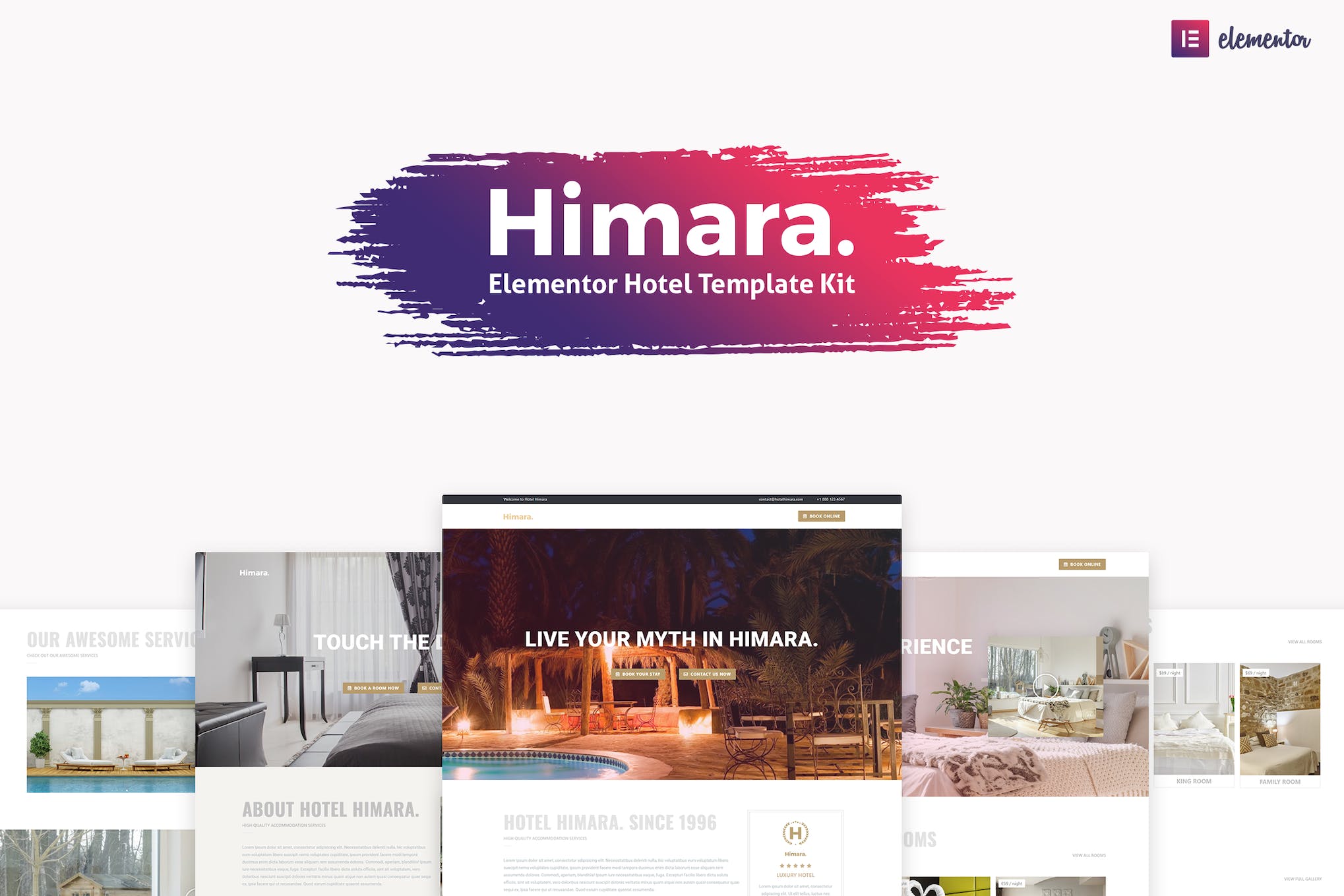 Himara – Hotel Elementor Template Kit