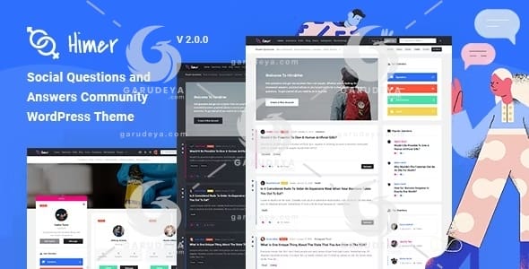 Himer - Social Questions and Answers WordPress Theme