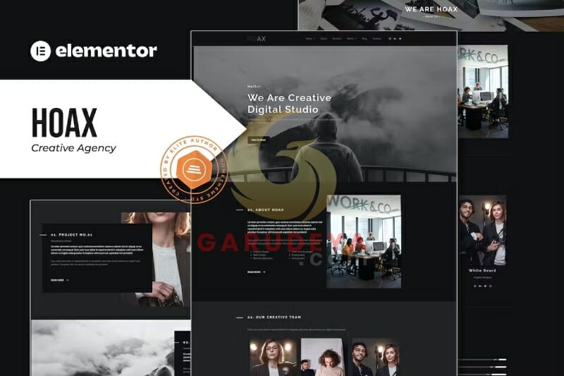 Hoax – Creative Agency Elementor Template Kit